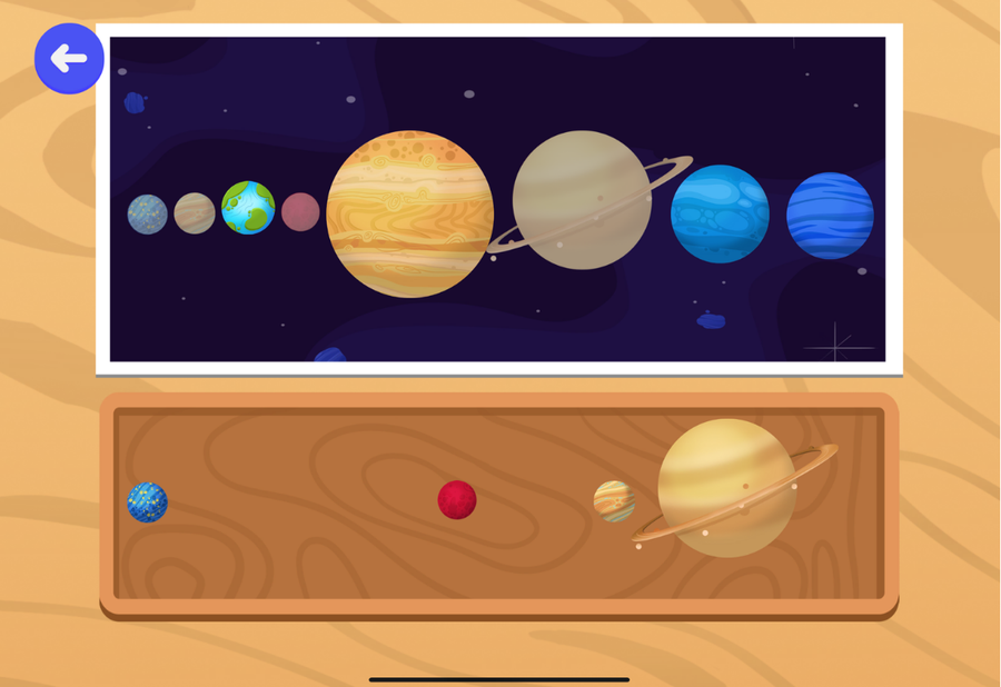 Solar system screenshot
